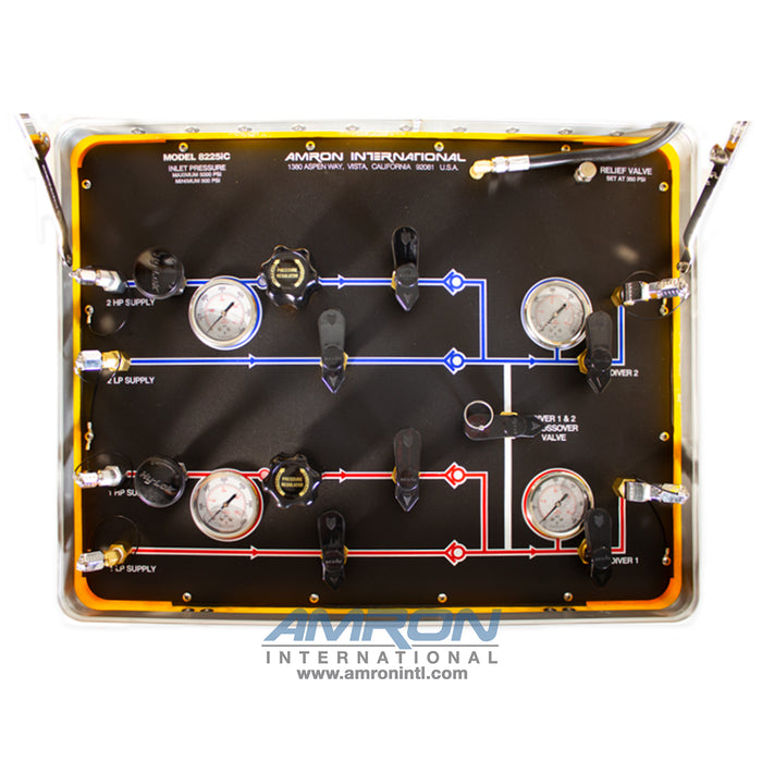 Amron Two-Diver Air Control and Depth Monitoring System with Communicator – IMCA Compliant