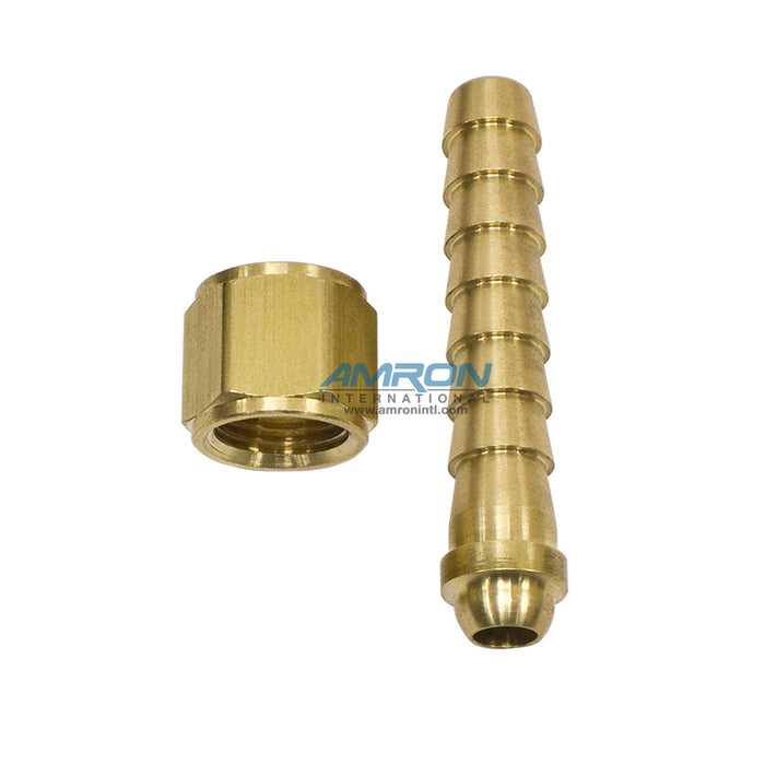 Long Barb Hose Fitting, 3/8" Long-O2