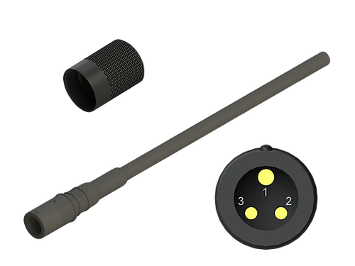 Outland Light Connector Female 3-Pin with Locking Sleeve