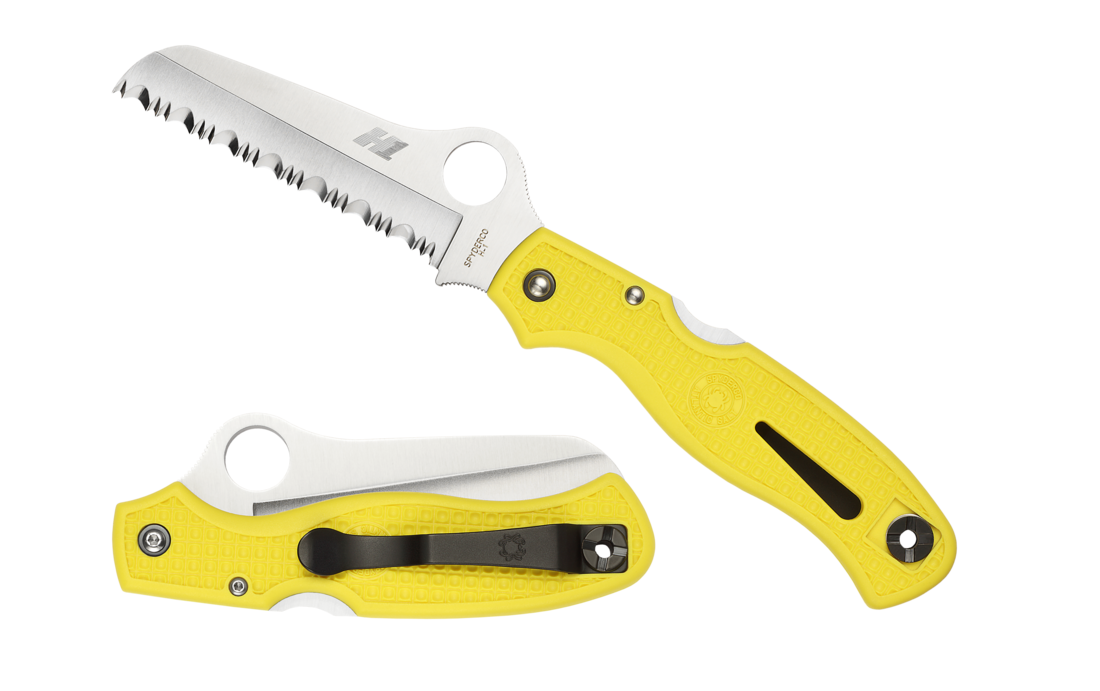 Spyderco Atlantic Salt FRN (Color Yellow or Black)