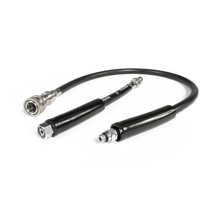 QD Whip, 42″, Double Shut-Off, Stainless Steel