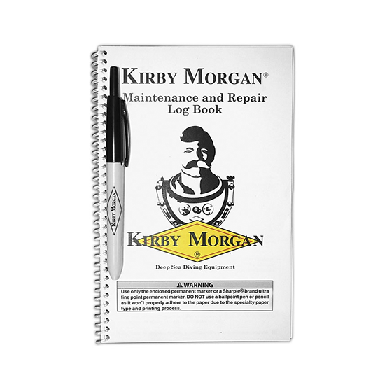 Kirby Morgan Maintenance & Repair Log Book