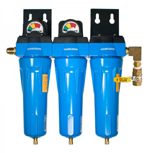 Three Stage SPX Hankison HF 20 Series Filter Package