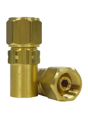 Reusable Fitting, Oxygen, 1/4"I.D. x 1/2"O.D. Hose (25B)