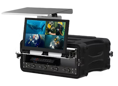 QUAD High Def Diver Video/Light Console, 4U version