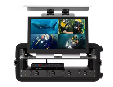 QUAD High Def Diver Video/Light Console, 4U version